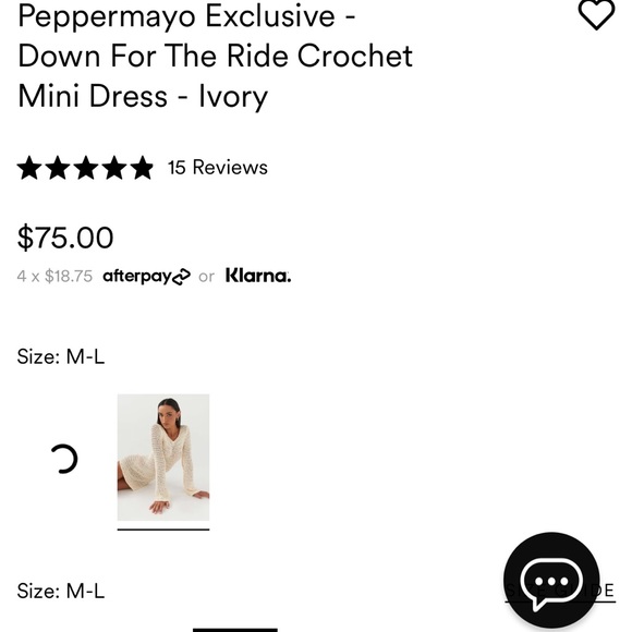 Peppermayo M-L Down for the Ride Crochet Mini Dress - Ivory Coverup - Picture 4 of 11